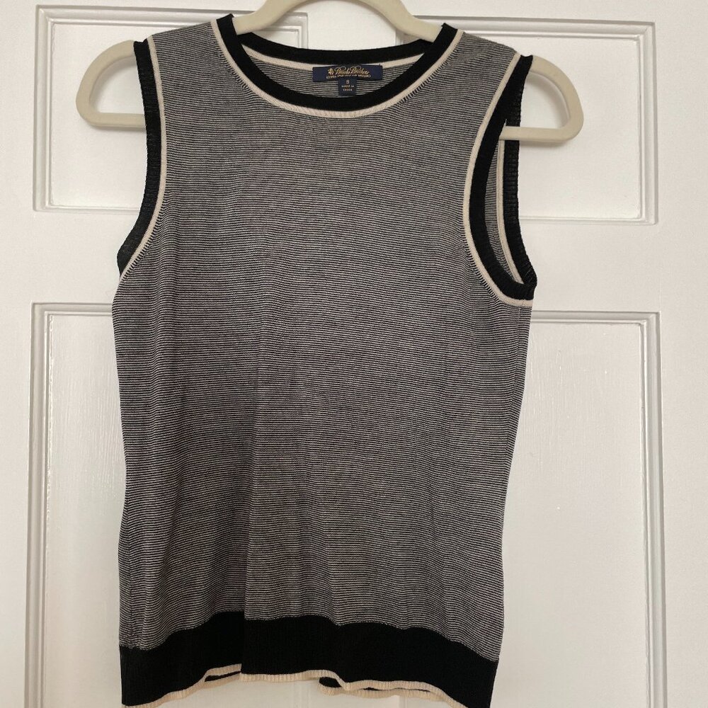 Brooks Brothers Extra Fine Merino Italian Wool Sweater Sweater Vest Size S